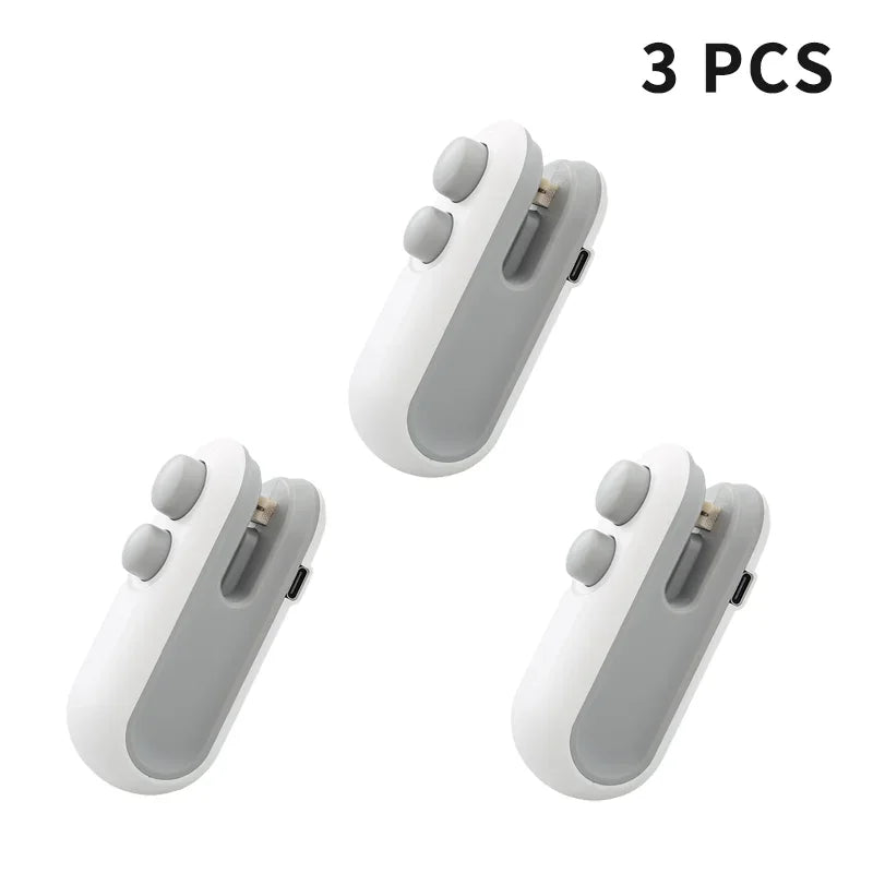 Three white and gray electronic devices on a white background with '3 PCS' text above.